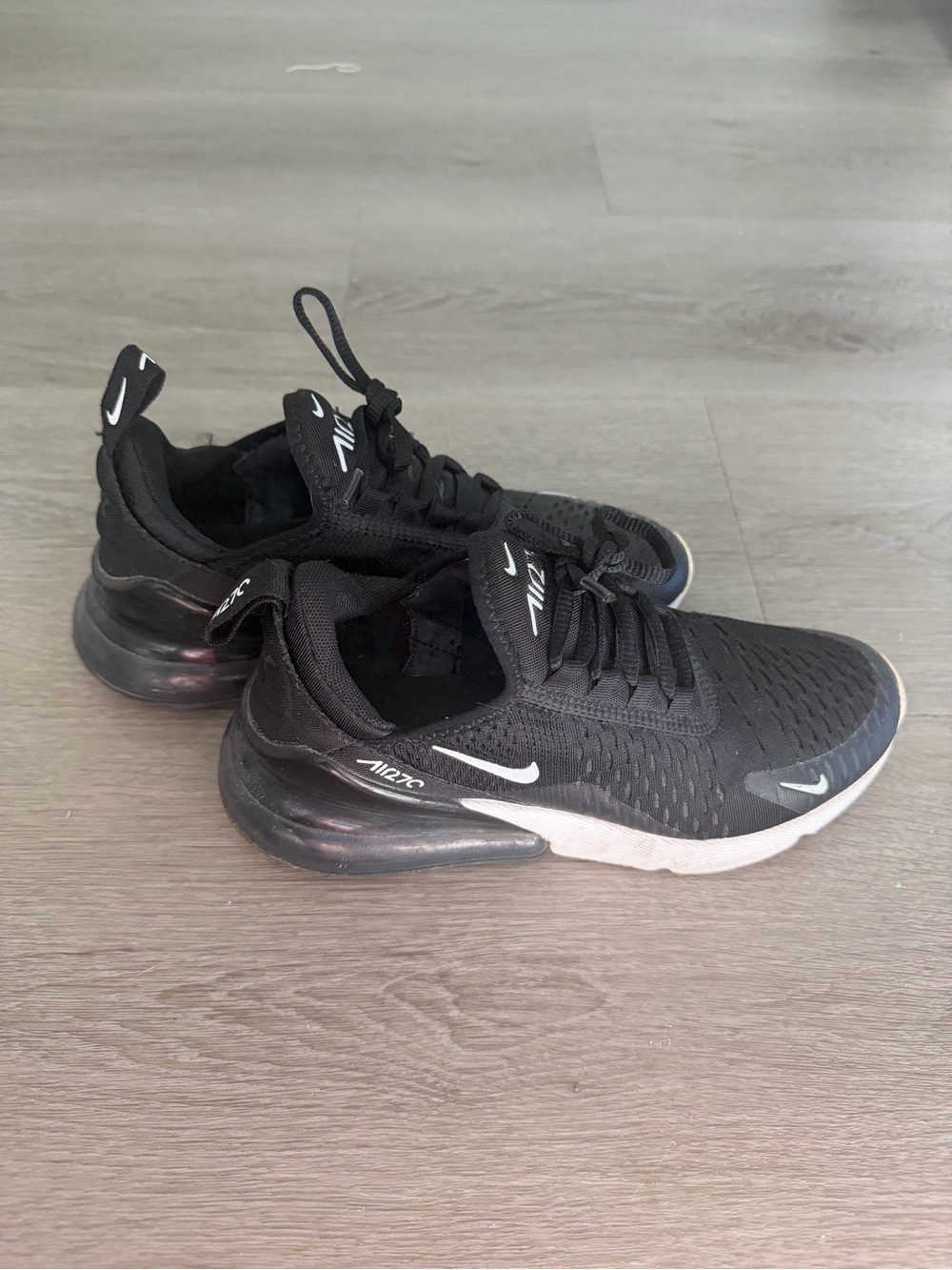 Nike Women’s Air Max Black and White Athletic Sneakers